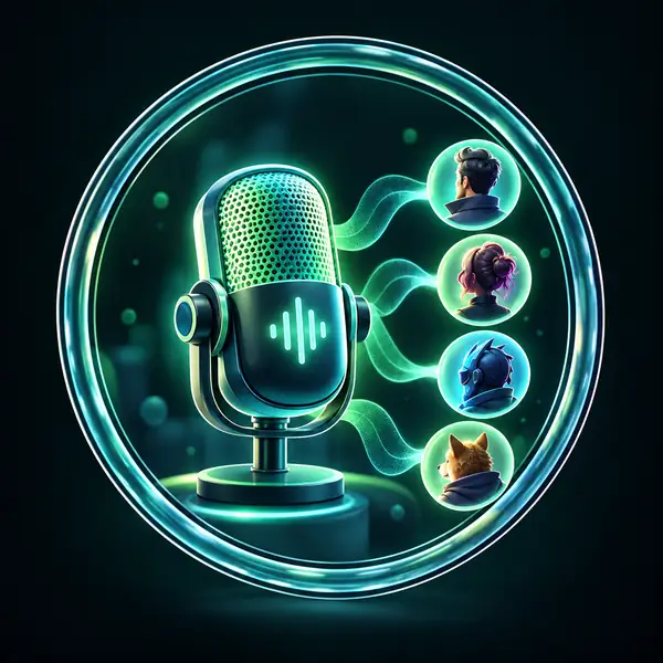 AI voice changer tool illustration